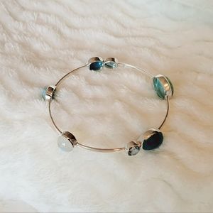 Stackable Multistone Bangle